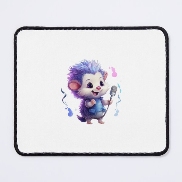 Item preview, Cute baby hedgehog singing designed and sold by kalyssa44.
