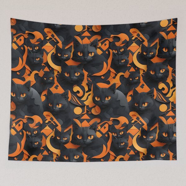 Item preview, Charismatic Cat Parade Design designed and sold by Wishing-Wings.