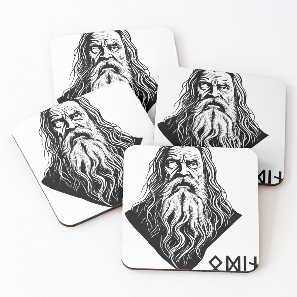 Item preview, Odin the Wise - Master of Runes designed and sold by MundArtDesigns.