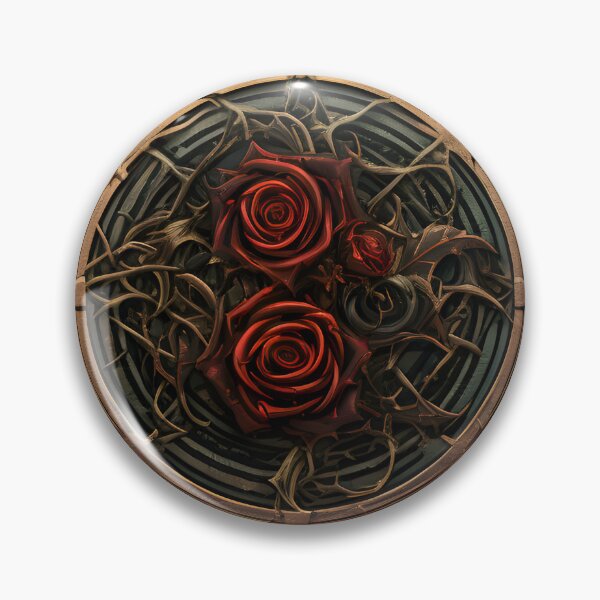 Item preview, Gothic Roses and Vines Design - Unique Floral designed and sold by PandaTShirtShop.