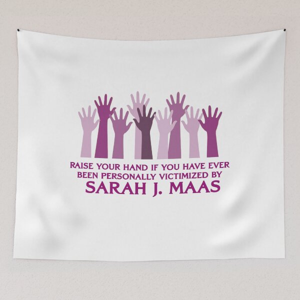 Item preview, Raise Your Hand if You've Ever Been Victimized by Sarah J Maas Purple designed and sold by baranskini.
