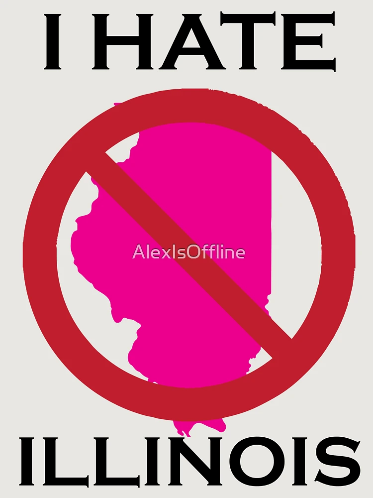 Imagen 6 de 6, Sudadera oversize prémium con la obra ODIO ILLINOIS, diseñada y vendida por AlexIsOffline.