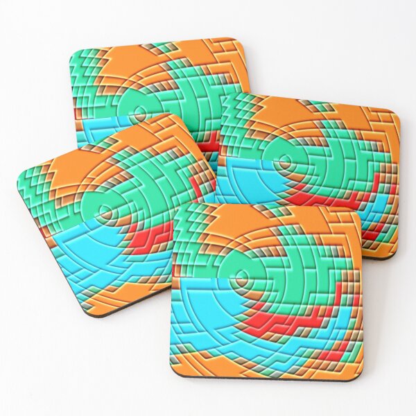Item preview,  **RESTANT SPIRAL GEOMETRY MULTICOLOR EASTER PATTERN** designed and sold by Ralek.
