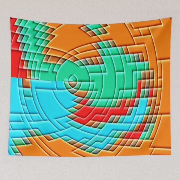Item preview,  **RESTANT SPIRAL GEOMETRY MULTICOLOR EASTER PATTERN** designed and sold by Ralek.
