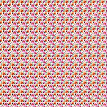 Artwork thumbnail, Flower Pattern by prozario