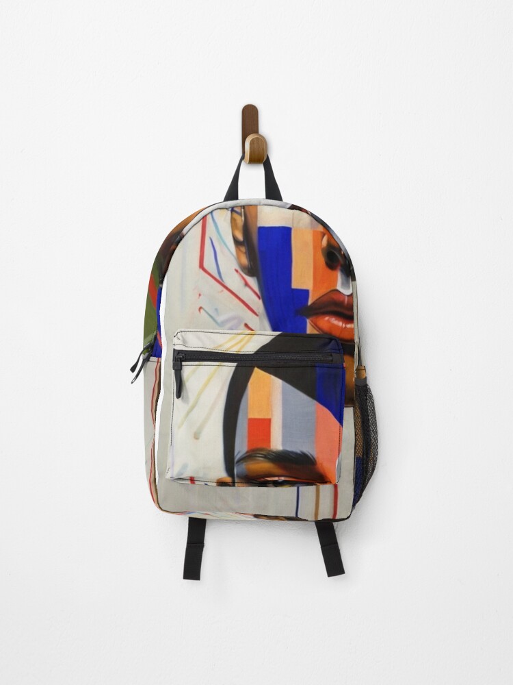 Thumbnail 1 of 3, Backpack, Abstract Realism in Radiant Reverie designed and sold by badjershop.