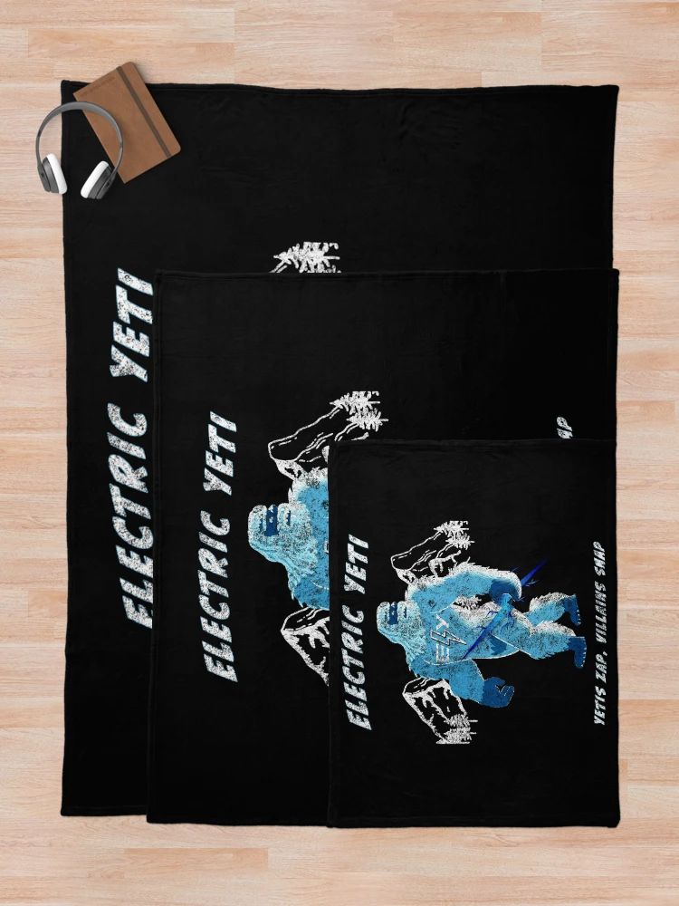 Thumbnail 5 of 6, Throw Blanket, Electric Yeti designed and sold by PiperDownTees.