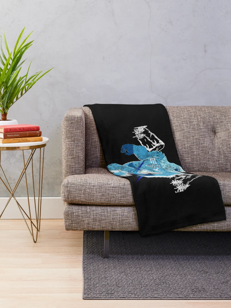 Thumbnail 2 of 6, Throw Blanket, Electric Yeti designed and sold by PiperDownTees.