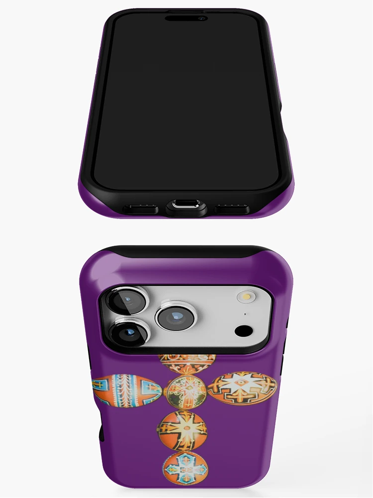 Thumbnail 3 of 4, iPhone Case, Pysanky cross designed and sold by ecce-art.