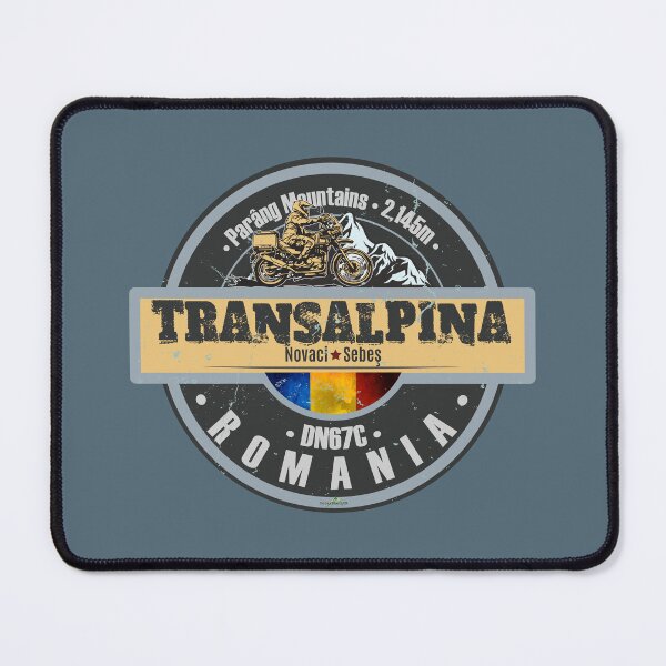 Item preview, Transalpina Romania Sticker T-Shirt 02 designed and sold by OuterShellUK.