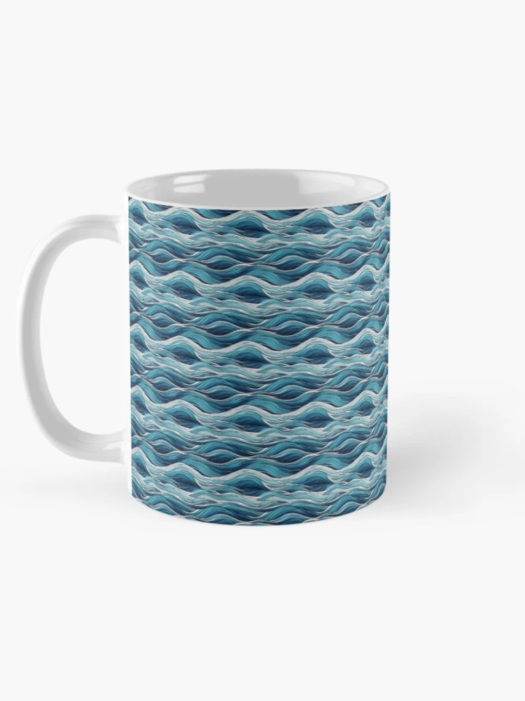 Thumbnail 5 of 6, Coffee Mug, Curve Pattern designed and sold by prozario.