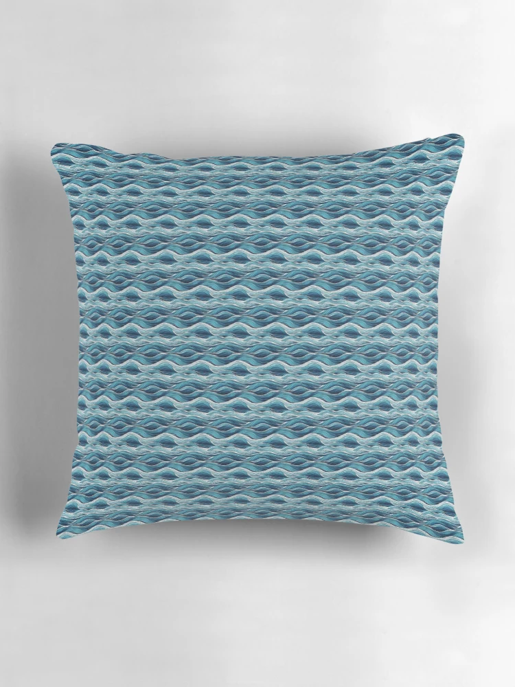 Thumbnail 3 of 4, Pillow, Curve Pattern designed and sold by prozario.