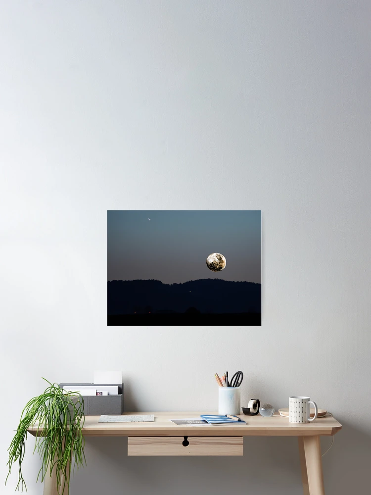 Thumbnail 2 of 3, Poster, Crumpet Moonrise designed and sold by LionBrew.