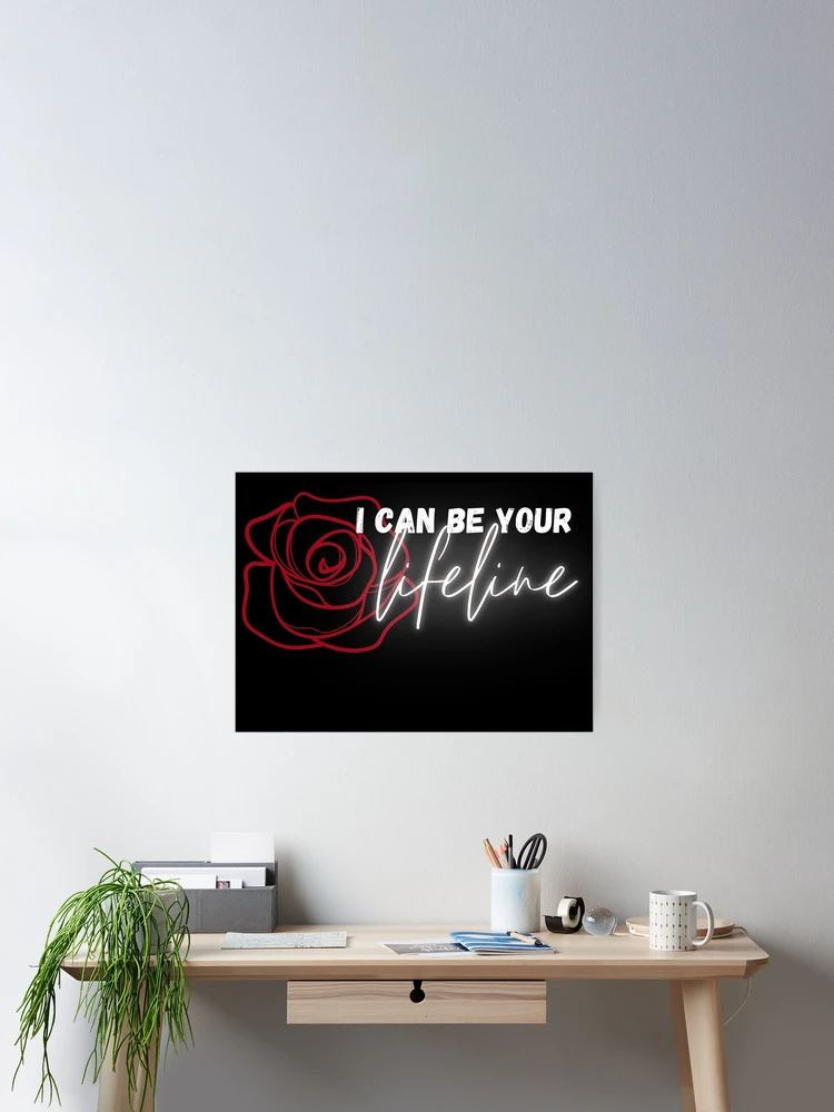 Thumbnail 2 of 3, Poster, LIFELINE designed and sold by yourgirlclaudia.