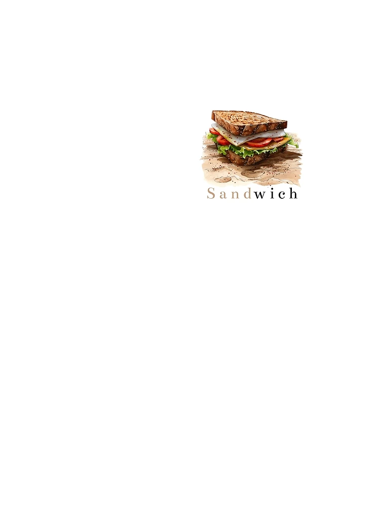 Thumbnail 4 von 4, Grafik T-Shirt, Sandwich designt und verkauft von Revived Design.
