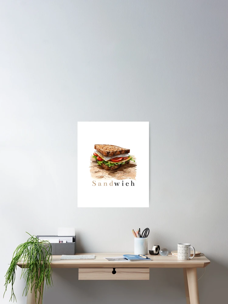 Thumbnail 2 of 3, Poster, Sandwich designed and sold by Revived Design.
