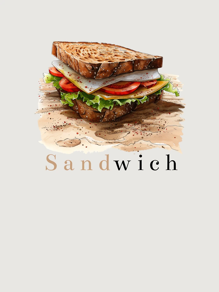 Thumbnail 6 of 6, Premium Oversized Sweatshirt, Sandwich designed and sold by Revived Design.
