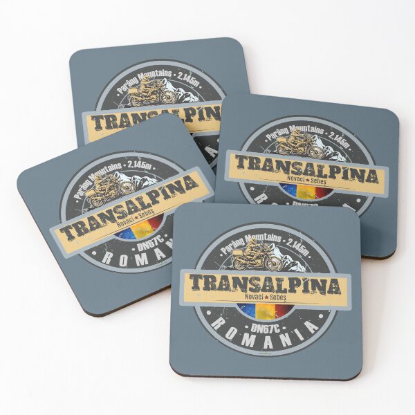 Item preview, Transalpina Romania Sticker T-Shirt 02 designed and sold by OuterShellUK.