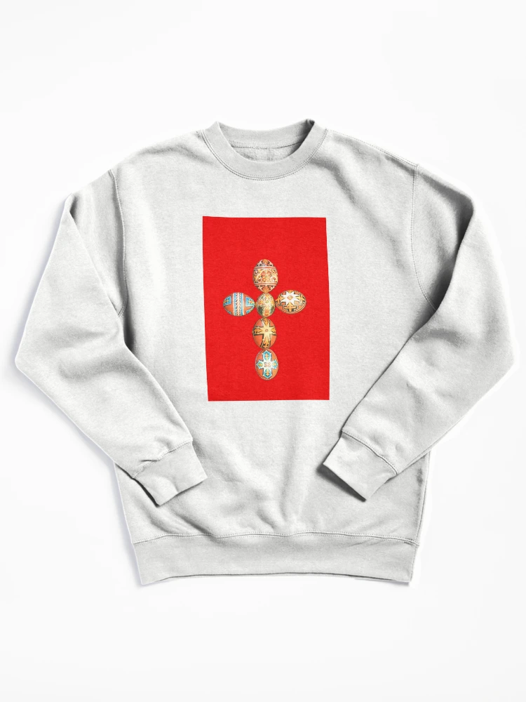 Thumbnail 1 of 6, Pullover Sweatshirt, Pysanky designed and sold by ecce-art.