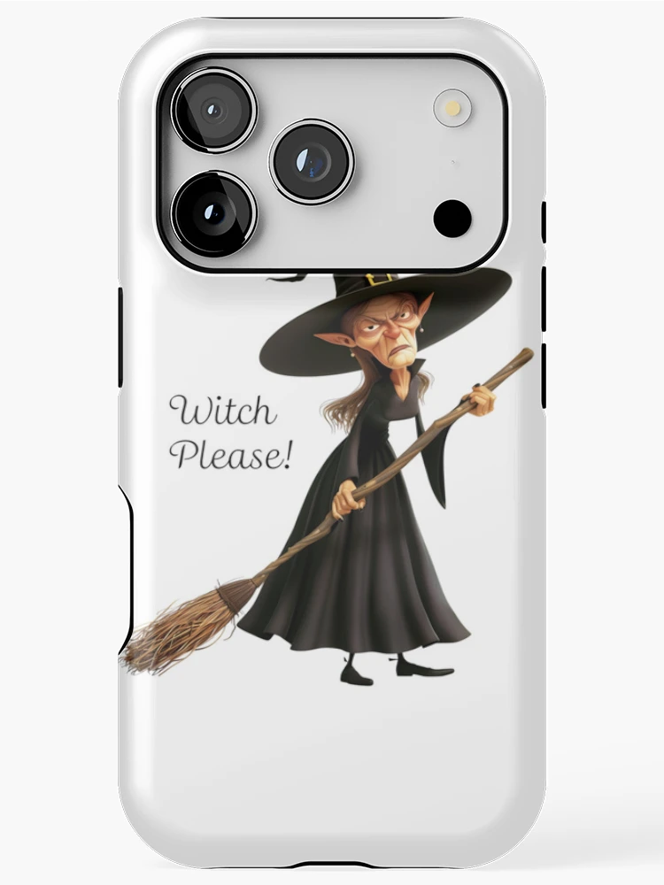 Thumbnail 1 of 4, iPhone Case, Witch Please! Sticker designed and sold by kalyssa44.