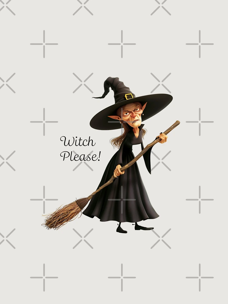 Thumbnail 6 of 6, Premium Oversized Sweatshirt, Witch Please! Sticker designed and sold by kalyssa44.