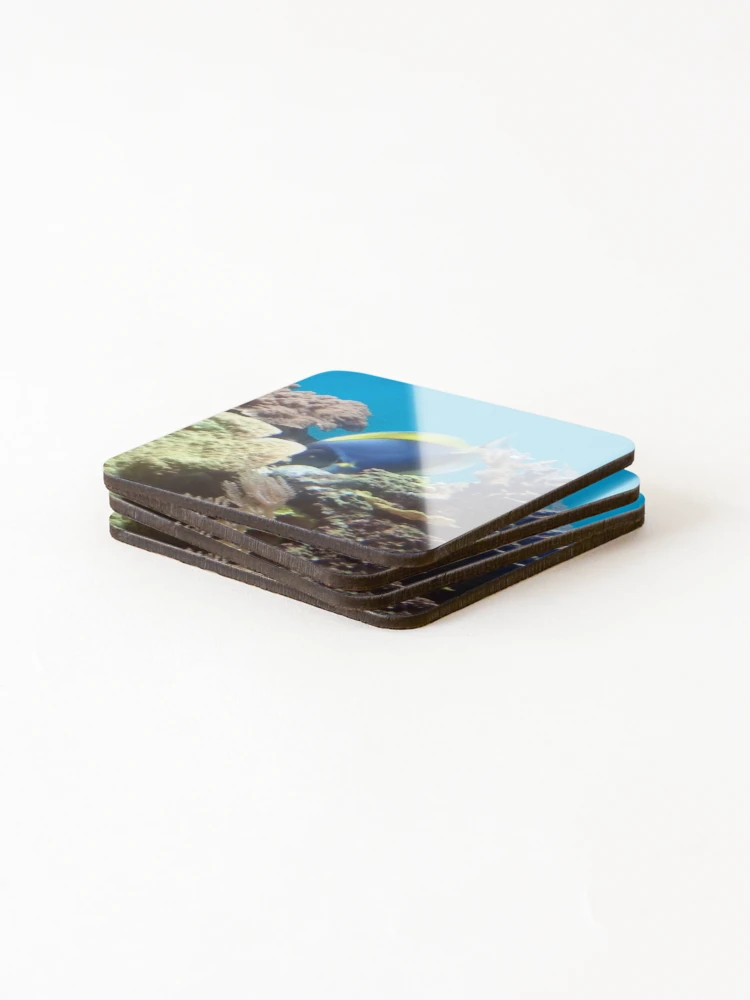 Thumbnail 4 of 5, Coasters (Set of 4), Dory designed and sold by Purpleartichoke.