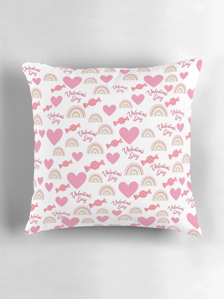 Thumbnail 3 of 4, Pillow, valentine patterns designed and sold by Zentee-s.