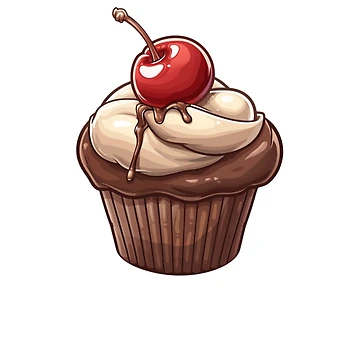 Artwork thumbnail, Chocolate cupcake by Revived Design