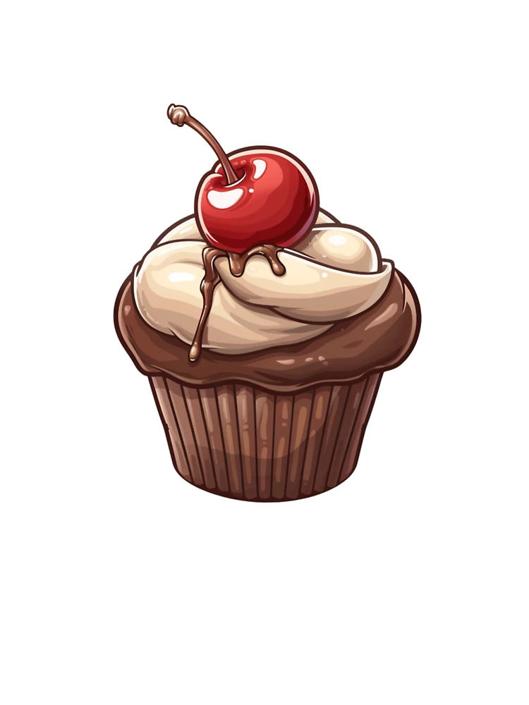 Thumbnail 7 of 7, Oversized T-Shirt, Chocolate cupcake designed and sold by Revived Design.