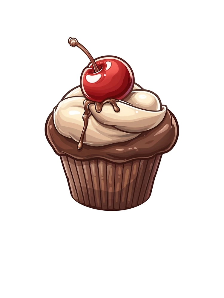 Thumbnail 3 of 3, Scarf, Chocolate cupcake designed and sold by Revived Design.