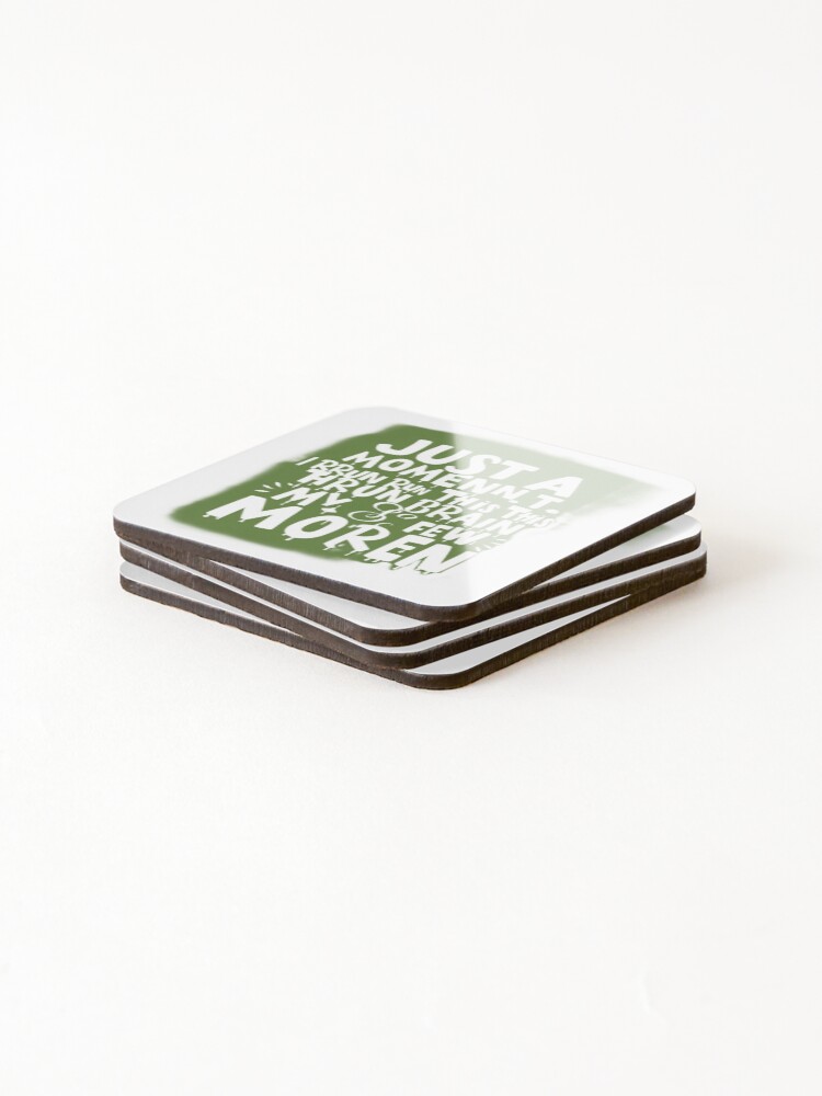 Thumbnail 4 of 5, Coasters (Set of 4), Thinking Mode Activated designed and sold by ArtDesign-Nator.