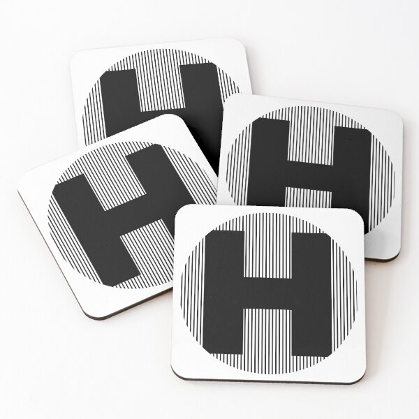 Item preview, LETTER-BLACK-H designed and sold by LionsTeam.