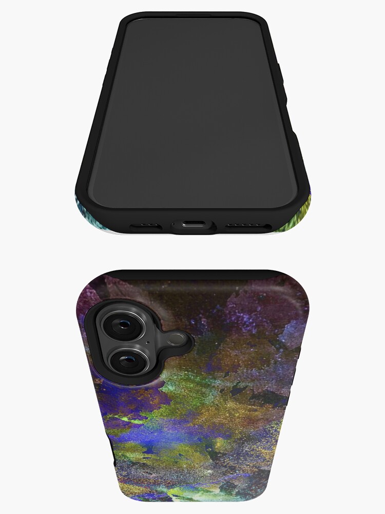 Thumbnail 3 of 4, iPhone Case, Neon Seas designed and sold by TSteeleArt.
