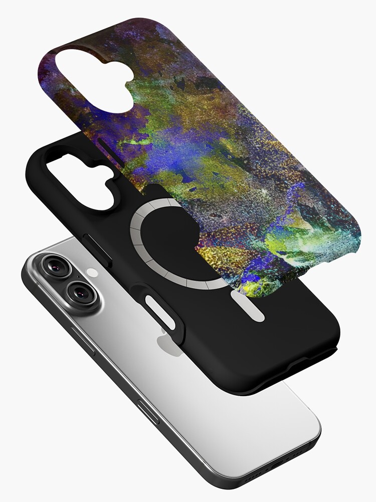 Thumbnail 2 of 4, iPhone Case, Neon Seas designed and sold by TSteeleArt.