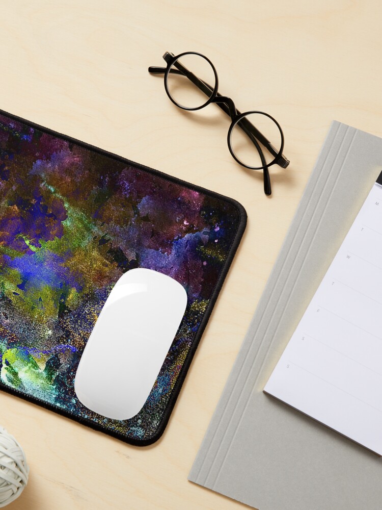 Thumbnail 3 of 5, Mouse Pad, Neon Seas designed and sold by TSteeleArt.