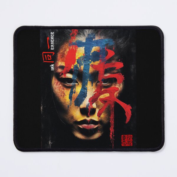 Item preview, Ink Essence - Japanese Aesthetic Surreal Kanji Symbol Painted Face Art 56 designed and sold by MadeByRobots.