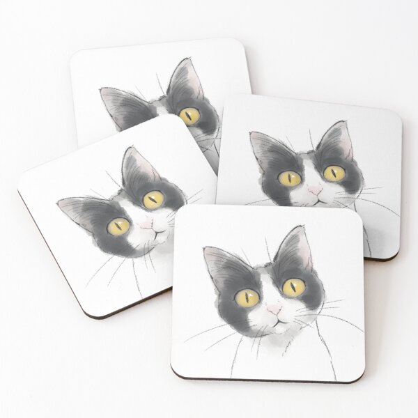 Item preview, Curious cat  designed and sold by RinRiver.