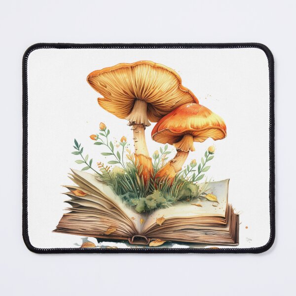 Item preview, Mushroom growing out of a book designed and sold by Revived Design.