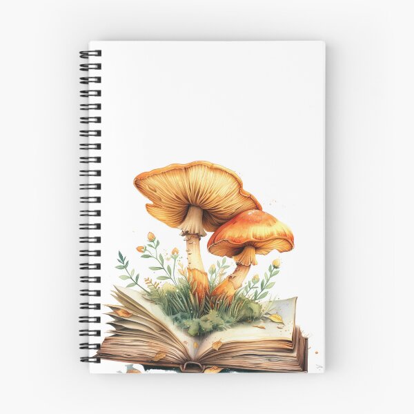 Item preview, Mushroom growing out of a book designed and sold by Revived Design.