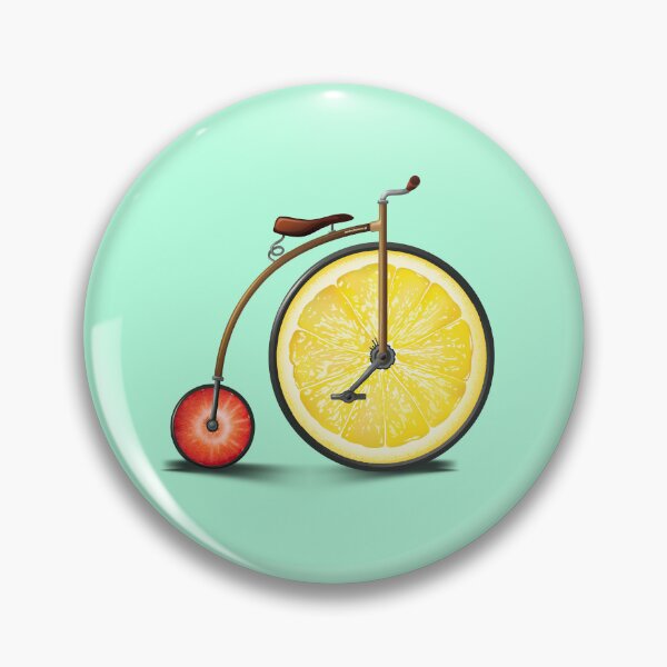 Item preview, Lemon and Strawberry Bike | Penny Farthing | Bike Lovers designed and sold by monkeybusiness.pt.