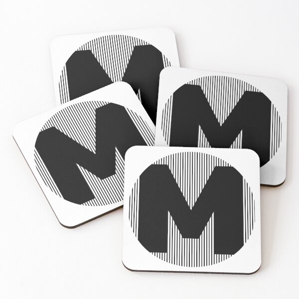 Item preview, LETTER-BLACK-M designed and sold by LionsTeam.