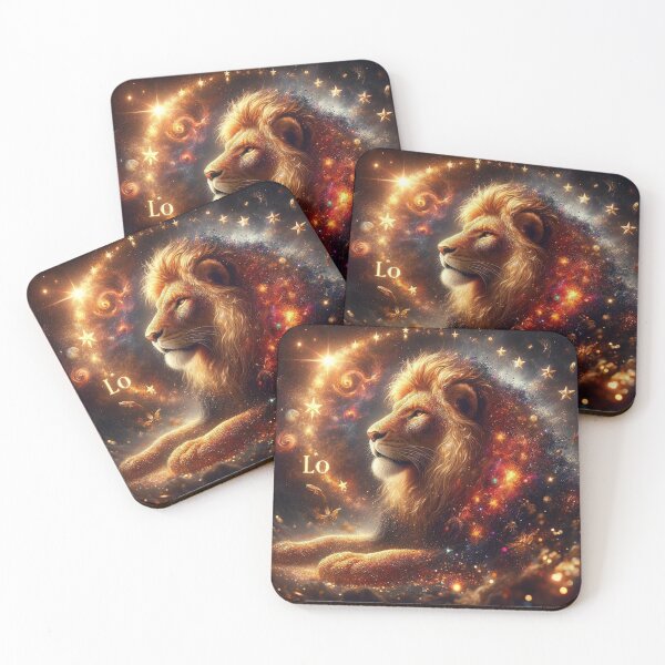 Item preview, Leo Zodiac sign with glitter designed and sold by ZodiBlend.