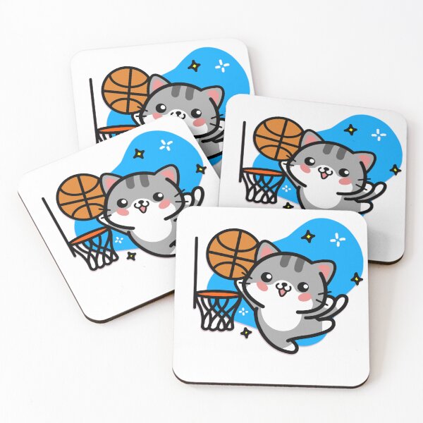 Item preview, #5 basketball cat designed and sold by Kiskadee-Draw.
