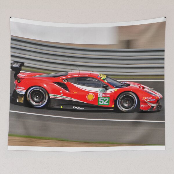 Item preview, Ferrari 488 GTE EVO Motorsport Racing Action designed and sold by AndyEvansPhotos.