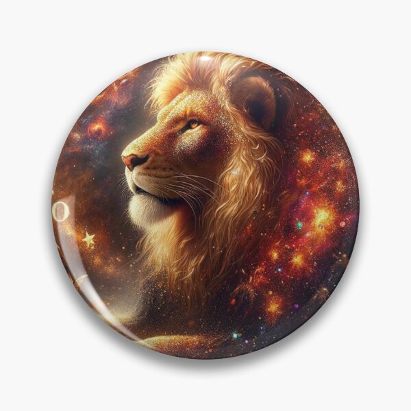 Item preview, Leo Zodiac sign with glitter designed and sold by ZodiBlend.