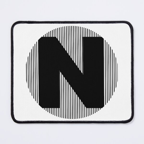 Item preview, LETTER-BLACK-N designed and sold by LionsTeam.