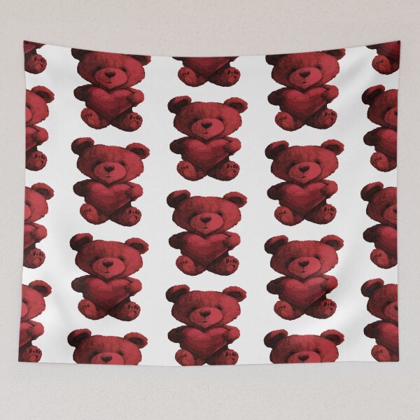 Item preview, Cute Bear Holding Heart designed and sold by kinpirks.