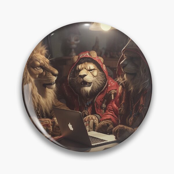 Item preview, Lion Art designed and sold by Obsidian Ink by Wilshire.