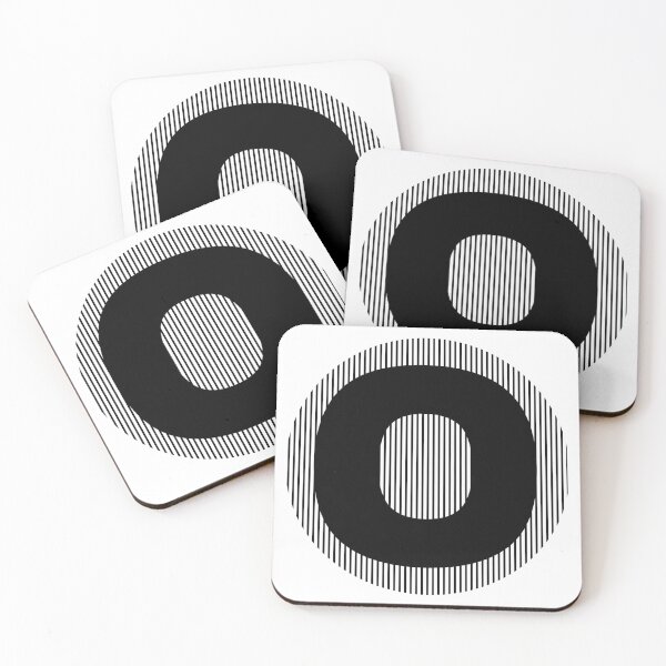 Item preview, LETTER-BLACK-O designed and sold by LionsTeam.