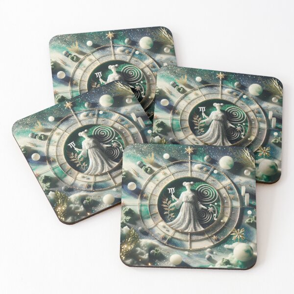 Item preview, Virgo Zodiac sign with glitter designed and sold by ZodiBlend.